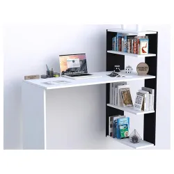 Radni sto sa policom crno beli