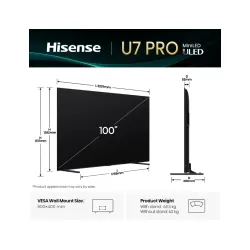 100 inča 100U7Q PRO Mini-LED 4K UHD Smart TV