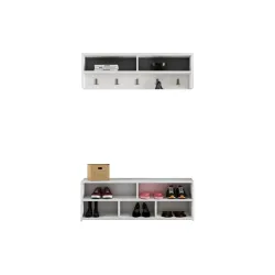 Predsoblje belo komplet 2