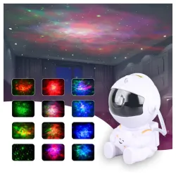 Astronaut zvezdano nebo sa nebula projektorom