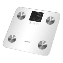 Telesna fitnes vaga Sencor SBS 6025WH/LCD/bela