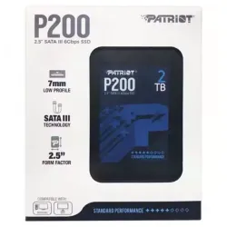 SSD 2.5 SATA3 2TB Patriot P210 520MBS/430MBS P210S2TB25
