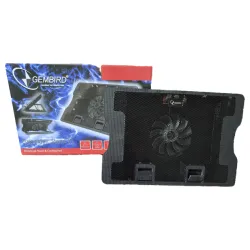 N2000FS** Gembird hladnjak za laptop 15-17 140mm Fan-CONTROL, 2xUSB, 370x265mm, Ergo Stand(599)