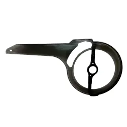 Lancobran pvc sa propelerom 48T prozirno siva SA RUPOM ZA PREDNJI MENJAČ