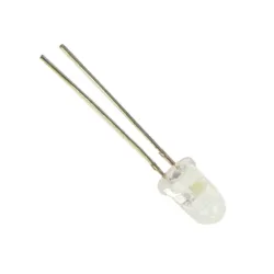 LED dioda transp. bela 5 mm