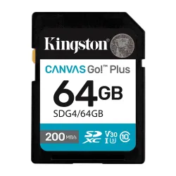 SD Card 64B Kingston SDG4/64GB class 10 200Mbs/100MBs