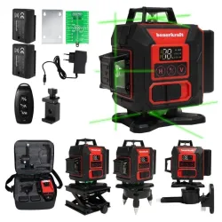 Laserski nivelir 4D sa zelenim laserom, 360°, 16 linija