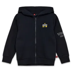 LEGO Ninjago duks sa rajsferšlusom i kapuljačom, crna - 98