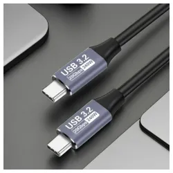Kabl USB 3.2 na USB 3.2 8K/60 Hz, 20Gbps, 240W 1m, crni
