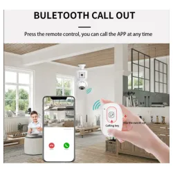 CAM-IP6MP-Q3 GMB PTZ kamera 6mpix microSD iCSee xmeye Two-way voice 2x3,6mm SIJALICNO GRLO E27