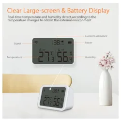 ZIGBEE-SMART-TEMPERATURE-HS05 Gembird Alexa Smart Zigbee bezicni senzor temperature i vlaznosti