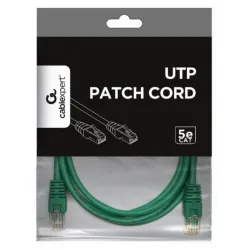 PP12-1.5M/G Gembird  Mrezni kabl, CAT5e UTP Patch cord 1.5m green