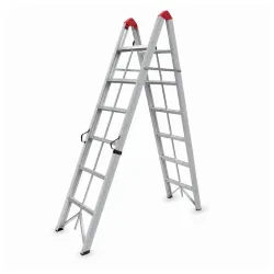 SuperStep Duple Sklopive Štapne Alu Merdevine 2x6 218cm