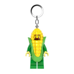 LEGO Minifigure privezak za ključeve sa svetlom: Tip u kukuruz kostimu