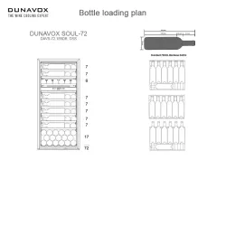 DUNAVOX DVS-44.120DB vinska vitrina