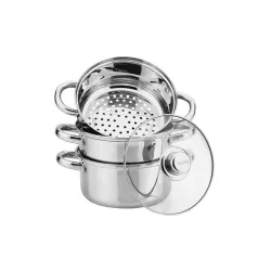 KINGHOFF KH3319 SET ŠERPI 4/1 ZA KUVANJE NA PARI 5L 24CM