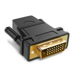 Adapter DVI  (24+1) M na HDMI F Ugreen