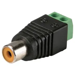 CON-RCA01F Gembird RCA konektor (cinc) na sraf zenski (cena za1kom, pakovanje 10kom)