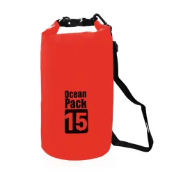 Vodootporna torba 15L crvena