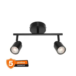 OSRAM PRIMAL crna spot lampa 2xGU10