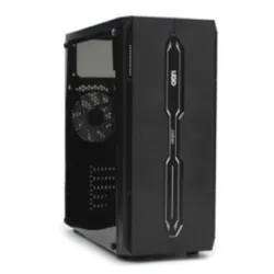 Kuciste Joker K27 ATX, providna stranica, ugradjen 1x RGB kuler, crno