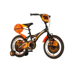 Bicikl visitor basket  16" crno narandžasti