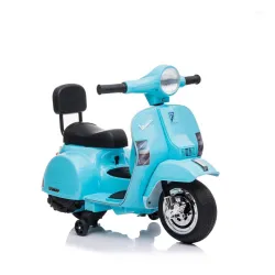 Vespa PX150 6V - Plava - Motor na akumulator za decu