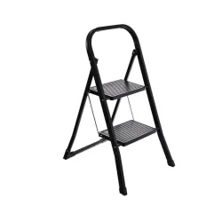 ESTIA ES04-14704 MERDEVINE METALNE 2 STEPENIKA CRNE