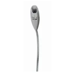 MIC-DU-01 Gembird Desktop mikrofon sa integrisanom zvucnom karticom, savitljivo telo, silver, 3.5mm