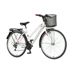 Bicikl explorer elite lady 28" belo roze s/m