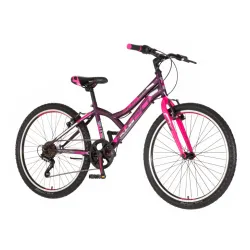 Bicikl explorer spy daisy 24" ljubičasti 6 brzina