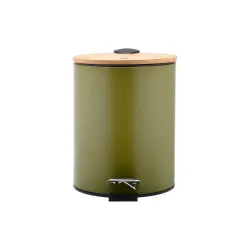 ESTIA ES02-15114 KANTA ZA OTPATKE METAL BAMBUS 5L MASLINASTA