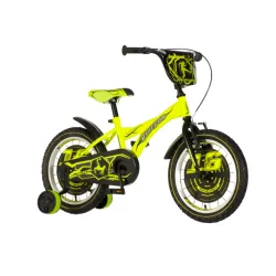 Bicikl visitor player 16" neon žuto crnii