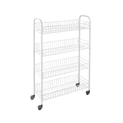 Polica sa točkovima Snello 56x23x84cm Metaltex 341404 001