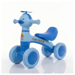 Dečija guralica "Cute Duck" sa muzikom i svetlom - Plava