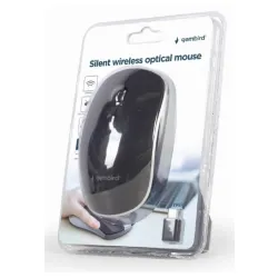 MUSW-4BSC-01 Gembird Type-C Necujni bezicni mis 2,4GHz opticki USB 800-1600Dpi black 115mm