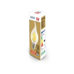 Xled E14 5W C35 Filament Sijalica dimabilna,2700K,220V,600Lm,35*123mm,Ra≥80 PF≥0.5 amber