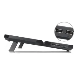 DeepCool MULTI CORE X6 Hladnjak za laptop 15.6 2x140mm+100mm.Fan 1000/1300rpm 121CFM 24dB 380x295x24