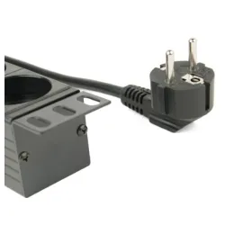 EG-PDU-014 Gembird Produzni kabl sa zastitom 8 uticnica 16A, PDU 1U, aluminium, 3m