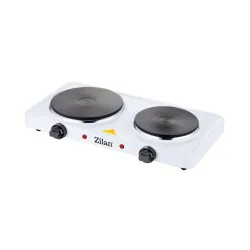 ZILAN ZLN2180 ELEKTRIČNI REŠO 2 RINGLA 15,5 I 18,5CM 2500W BELI