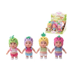 Ćelave bebe u obliku voća-prijatelji, 15 cm, 4vrsta