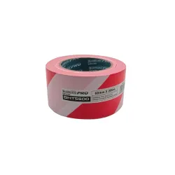 Upozoravajuća traka crveno/bela 60mm x 200m - BORMANN BHT5500