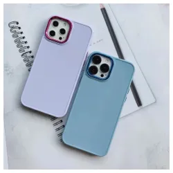 MCTK41-IPHONE 12/12 pro * Futrola  UTP  Shiny Lens Silicone Rose (169.)