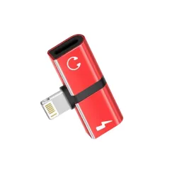 Xwave Adapter Lightning na 2xTip-C,žensko-muški,red