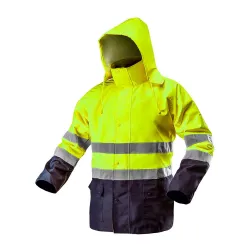 Radna jakna visoke vidljivosti, vodootporna – žuta - NEO 81-720