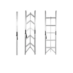 SuperStep Sklopive Štapne Alu Merdevine 177cm 5 Gazišta