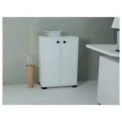 Kancelarijska komoda belo crna galanterija