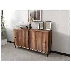 Kancelarijska komoda klizna vrata Barokni hrast mdf