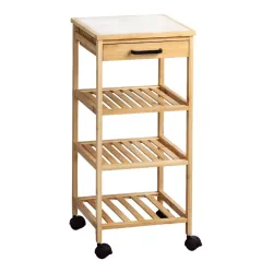 KESPER KSP25774 VIŠENAMENSKA POLICA SA TOČKIĆIMA 34x34x73CM DRVO