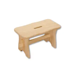 KESPER KSP69575 MINI STOLICA 38,5x19x21CM BUKOVO DRVO 150KG